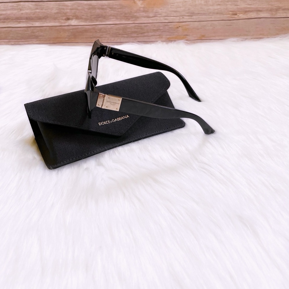 Dolce & Gabbana Geometric Cat Eye Sunglasses - Picture 8 of 12